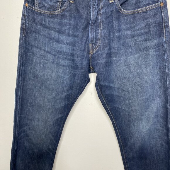 Polo Ralph Lauren Hampton Relaxed Straight Jeans Mens 32x32 Denim Dark Wash - Picture 3 of 11
